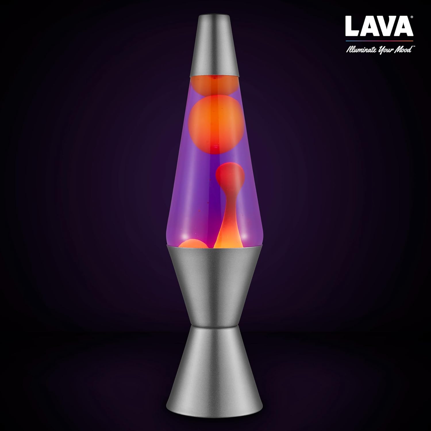 Lava? Lamp - 14.5 Purple Sunset - The Original Motion Light - Yellow Wax and Purple Liquid - Item #2635 (Amazon Exclusive) - Image 7