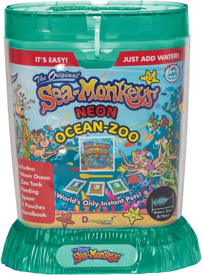Sea-Monkeys? Ocean Zoo Neon - World-s Only Instant Pets? - Assorted Colors - Ages 6+ (Pack of 1) - Image 4