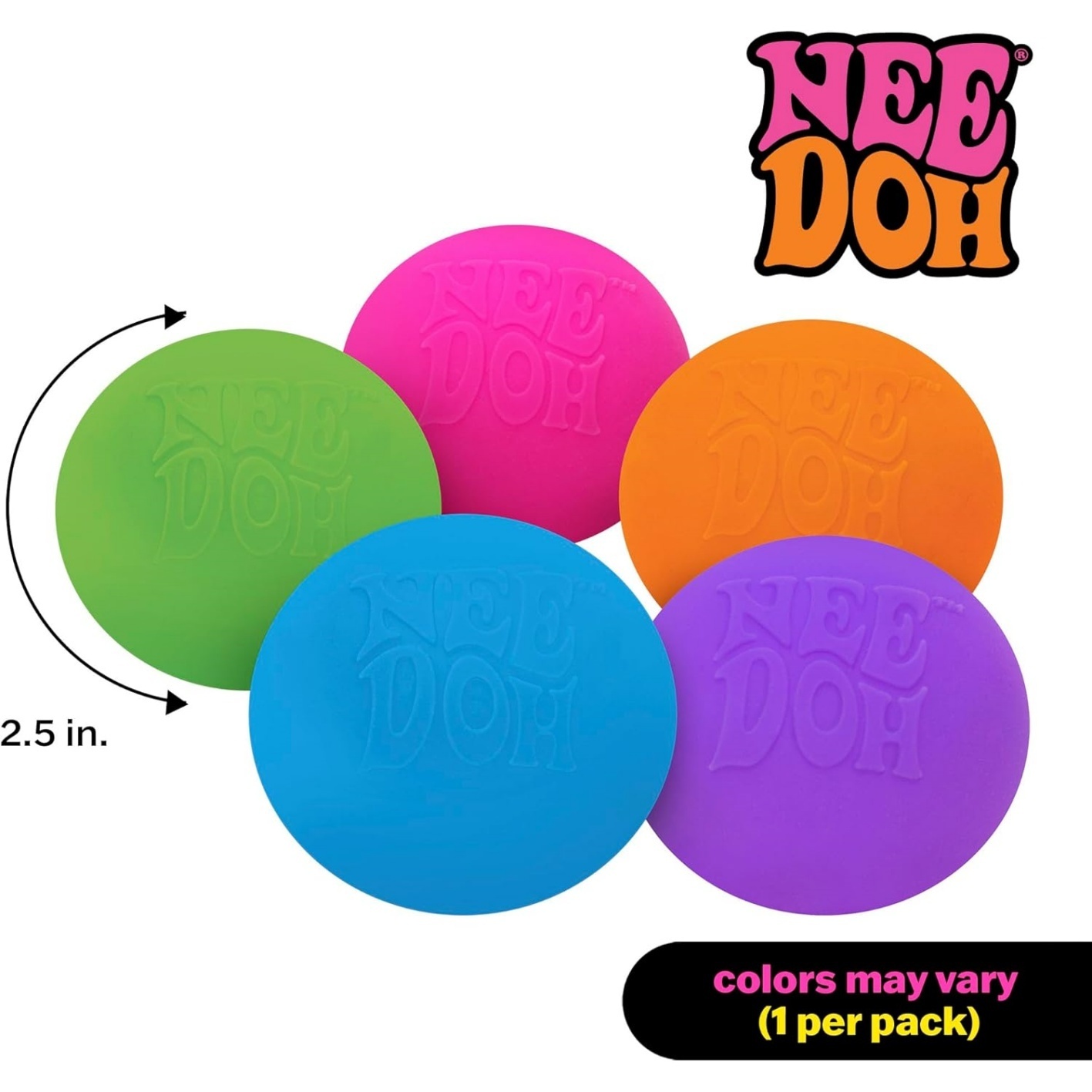 NeeDoh Original Sensory Ball - Pink - Image 11