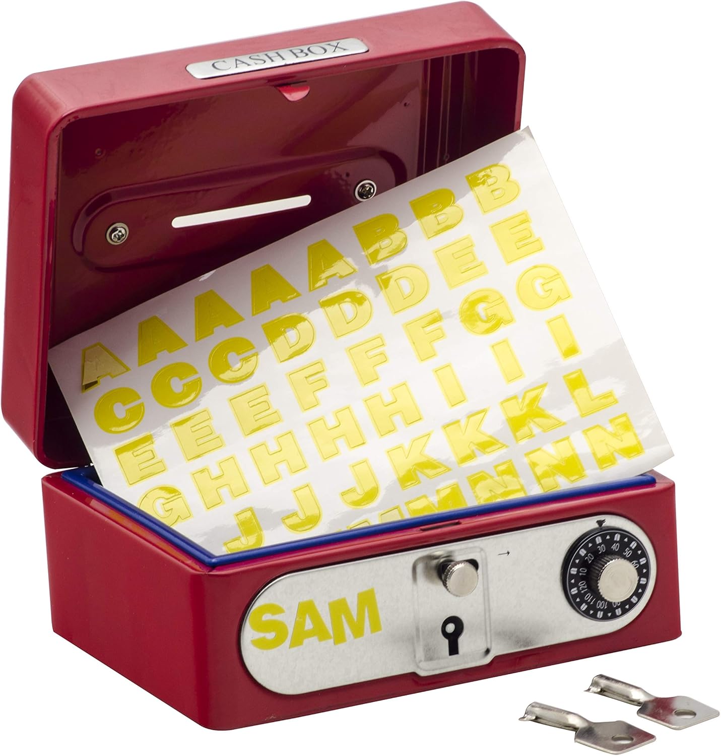 Schylling Locking Cash Box Red. 1 EA - Image 2