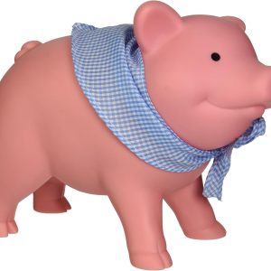 Schylling Rubber Piggy Bank Pink. 1 EA